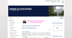 Desktop Screenshot of kleszczewo.e-gminy.net