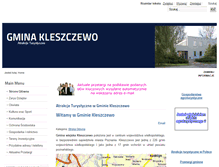 Tablet Screenshot of kleszczewo.e-gminy.net